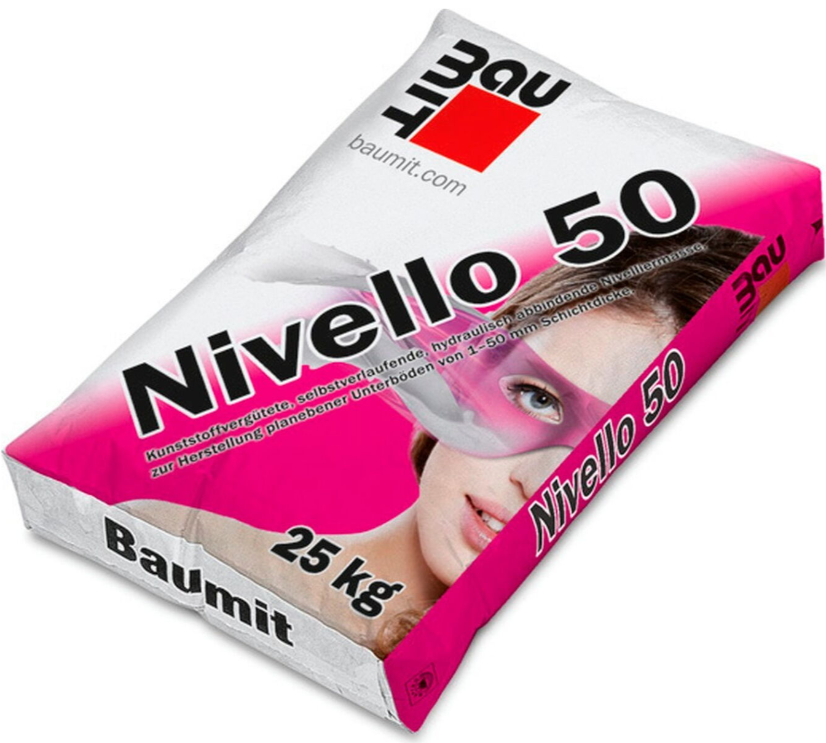 Stěrka samonivelační Baumit Nivello 50